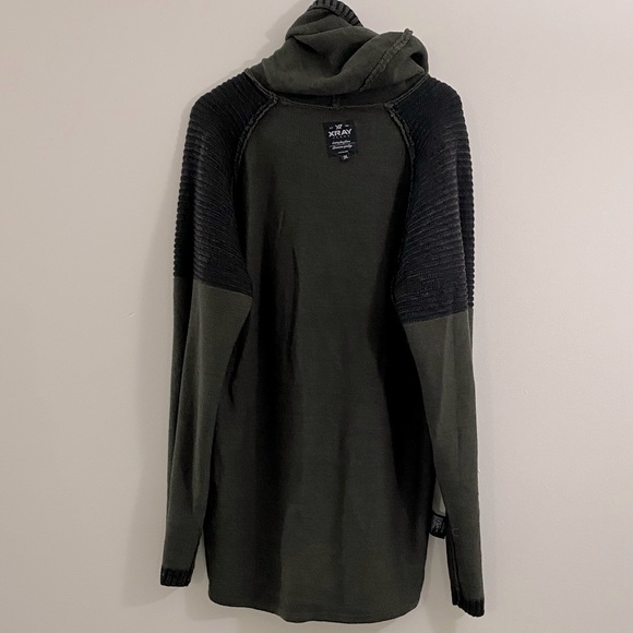 Men’s 3XL Shawl Neck Hooded Sweater by XRAY Jeans - Picture 5 of 6